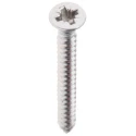 RS PRO Plain Stainless Steel Countersunk Head Self-Tapping Screw 32 mm Pozidriv DIN 7982C Grade A2 180-667