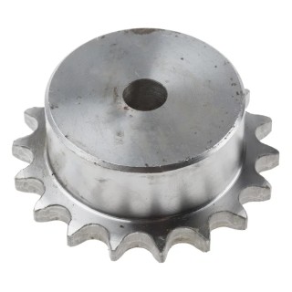 RS PRO 18 Tooth Pilot Bore Sprocket Steel 08 B-1 12.7mm Bore 183-467