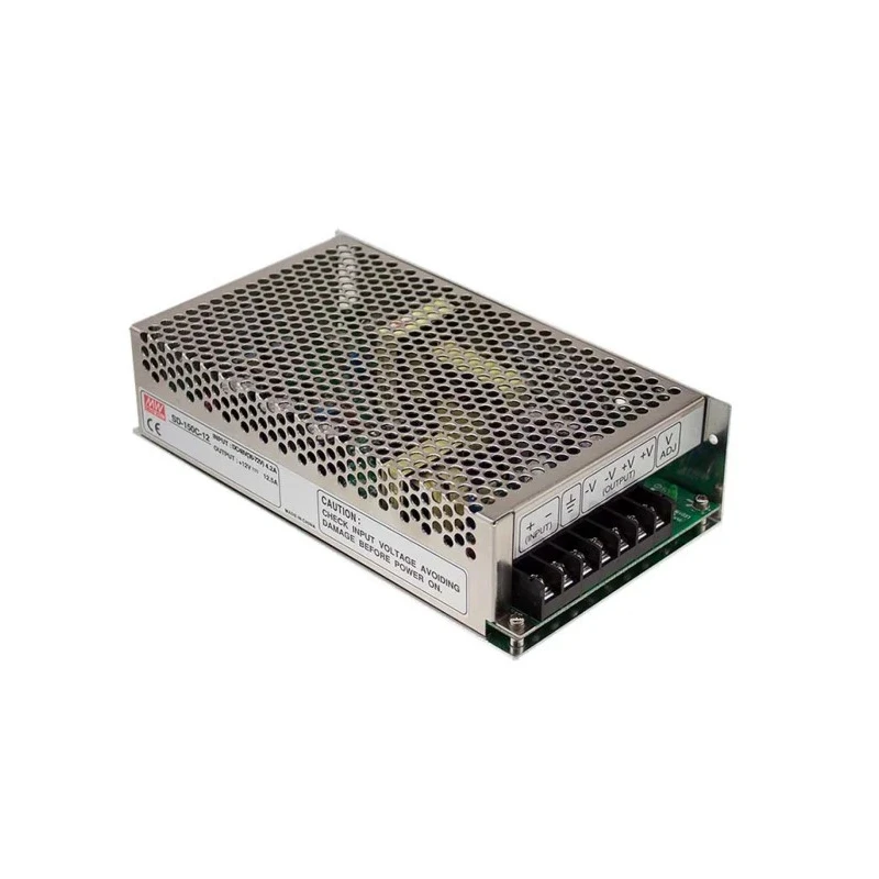 Mean Well SD-150B-12 DC/DC Converter, 12V DC Output, 19–36V DC Input, 150W, Chassis Mount, 1.5kV Isolation, SD-150B-12