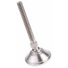 Nu-Tech Engineering Adjustable Foot, Stainless Steel, M8 Thread, 38 mm Base Diameter, 450 kg Static Load, 10° Tilt, A080/002