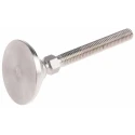 Nu-Tech Engineering Adjustable Foot, Stainless Steel, M8 Thread, 38 mm Base Diameter, 450 kg Static Load, 10° Tilt, A080/002