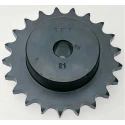 RS PRO Steel Sprocket 27 Teeth, Pilot Bore, 14mm Bore Diameter, 08 B-1 Chain, Model 183-833