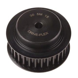 RS PRO Timing Belt Pulley Steel 15 mm Belt Width, 5 mm Pitch, 30 Tooth, PB PULLEY 5M-15MM 30T