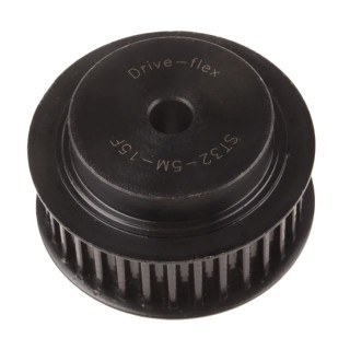 RS PRO Timing Belt Pulley Steel 15mm Belt Width, 5mm Pitch, 32 Teeth PB PULLEY 5M-15MM 32T