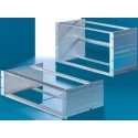 Rittal Ripac VARIO Series Aluminium Rack Mount Chassis, 6U, 84HP, 245mm Depth, 262.75mm Height, 3684045