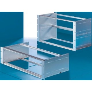 Rittal Ripac VARIO Series Aluminium Rack Mount Chassis, 6U, 84HP, 245mm Depth, 262.75mm Height, 3684045