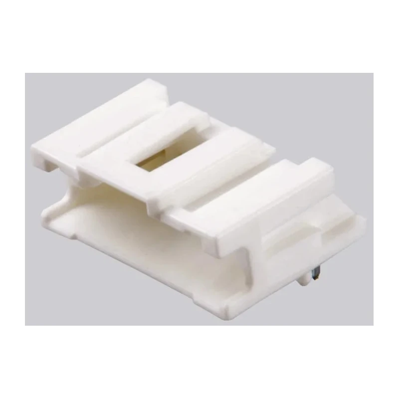 Molex MicroClasp Series PCB Header, Right Angle, Through Hole, Shrouded, 8 Contacts, 2 mm Pitch, 1 Row, 3A, 250V 55935-0810