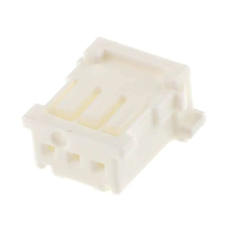 Molex MicroClasp Female Connector Housing 3 Way 1 Row Straight, 2 mm Pitch, Nylon, Cable Mount 51382-0300