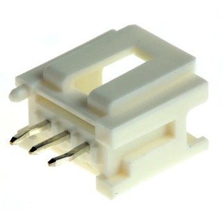 Molex MicroClasp Series PCB Header, 3 Contacts, 2 mm Pitch, Straight Through Hole, Shrouded, 55932-0310