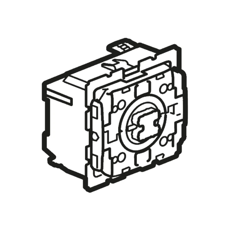 Legrand Roller Shutter Switch Grey 6A 250V IP41 Thermoplastic Celiane Series 0 676 01