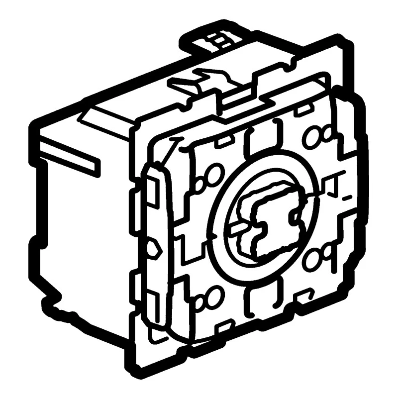 Legrand Roller Shutter Switch Grey 6A 250V IP41 Thermoplastic Celiane Series 0 676 01
