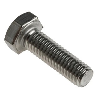 RS PRO Stainless Steel Hex Bolt M6 x 20 mm A4 Type 316 Fully Threaded DIN 933 190-175