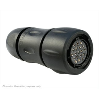 Souriau Sunbank by Eaton Circular Connector, 19 Contacts, Cable Socket, Female, IP68/IP69K, 125V, UTS6JC1419S