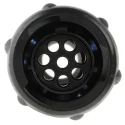 TE Connectivity Circular Connector Female Socket 8 Contacts IP68 IP69K Cable Mount 125V 10A UTS6JC128S