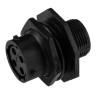Souriau Sunbank by Eaton Circular Connector, Panel Mount, 4 Contacts, Plug, Female, IP68/IP69K, 250V, 16A, UTS7124S