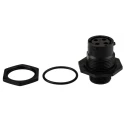 Souriau Sunbank by Eaton Circular Connector, Panel Mount, 4 Contacts, Plug, Female, IP68/IP69K, 250V, 16A, UTS7124S