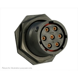 Souriau Sunbank by Eaton Circular Connector, Panel Mount, 7 Contacts, Female Plug, Bayonet, IP68/IP69K, 250V, 16A, UTS7147S