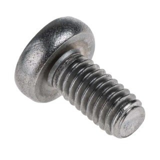 RS PRO Pozidriv Pan Head Stainless Steel Machine Screw M4 x 8mm A2 DIN 7985Z 190-484