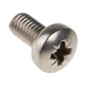 RS PRO Pozidriv Pan Head Stainless Steel Machine Screw M5 10mm Grade A2 DIN 7985 190-541