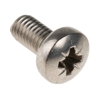 RS PRO Pozidriv Pan Head Stainless Steel Machine Screw M5 10mm Grade A2 DIN 7985 190-541