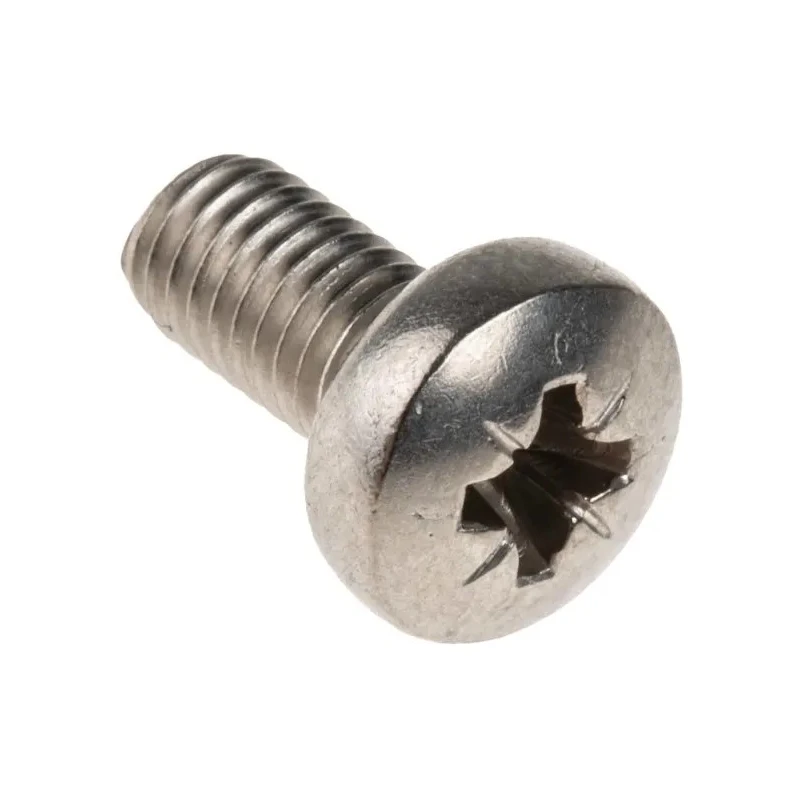 RS PRO Pozidriv Pan Head Stainless Steel Machine Screw M5 10mm Grade A2 DIN 7985 190-541