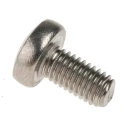 RS PRO Pozidriv Pan Head Stainless Steel Machine Screw M5 10mm Grade A2 DIN 7985 190-541