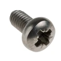 RS PRO Pozidriv Pan Head Stainless Steel Machine Screw M4 x 8mm A2 DIN 7985Z 190-484