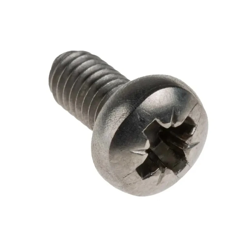 RS PRO Pozidriv Pan Head Stainless Steel Machine Screw M4 x 8mm A2 DIN 7985Z 190-484