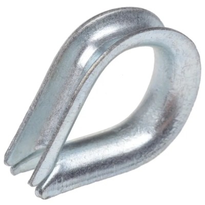 RS PRO Galvanised Steel Thimble for 5 mm Wire Rope With5