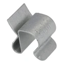 RS PRO Girder Cable Clip Stainless Steel 10–11mm, Flange Thickness 2–4mm Passivated Zinc Plated 277-020