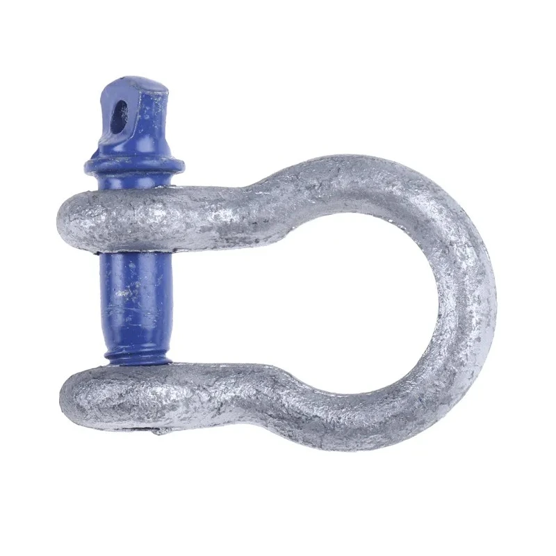 RS PRO Bow Shackle Zinc Plated Steel, Safe Working Load 0.5t, Screw Pin, 6.35mm Shackle Diameter, 193-039