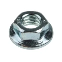 RS PRO Bright Zinc Stainless Steel Flanged Hex Nut M5, DIN 6923, Flange Diameter 11.8mm, Hex Size 8mm, Overall 275-535