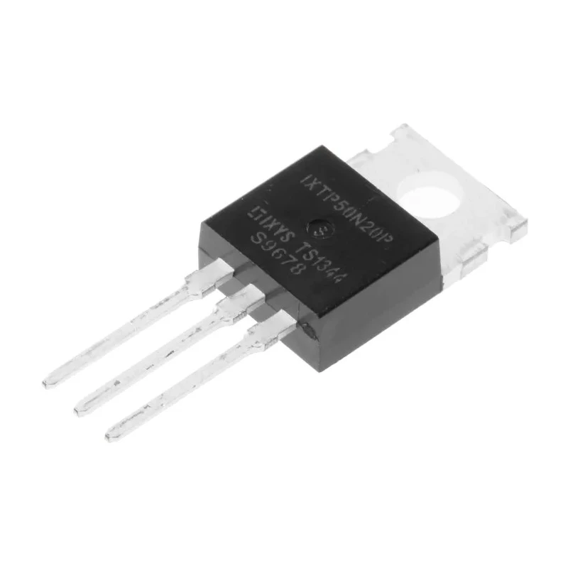 IXYS HiperFET Polar N-Channel MOSFET, 50A, 200V, Enhancement Mode, TO-220, 3-Pin IXTP50N20P