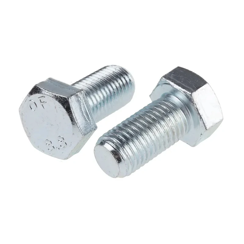RS PRO Bright Zinc Steel Hex Bolt M20 x 40 mm, Grade 8.8, DIN 933, Fully Threaded 276-320