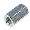 RS PRO Coupling Nut Bright Zinc Plated Steel M8 24 mm Right Hand DIN 6334 276-538
