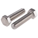 RS PRO Stainless Steel Hex Bolt M20 x 80 mm DIN 933 276-746