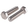 RS PRO Stainless Steel Hex Bolt M20 x 80 mm DIN 933 276-746