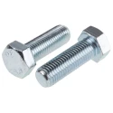 RS PRO Bright Zinc Plated Hex Bolt M20 x 60 mm Steel Grade 8.8 DIN 933 276-342