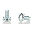 RS PRO 6 mm Bright Zinc Steel Pan Head Sems Screw, External Tooth Washer, M3 Thread, Pozidriv Drive 278-641