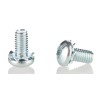 RS PRO 6 mm Bright Zinc Steel Pan Head Sems Screw, External Tooth Washer, M3 Thread, Pozidriv Drive 278-641