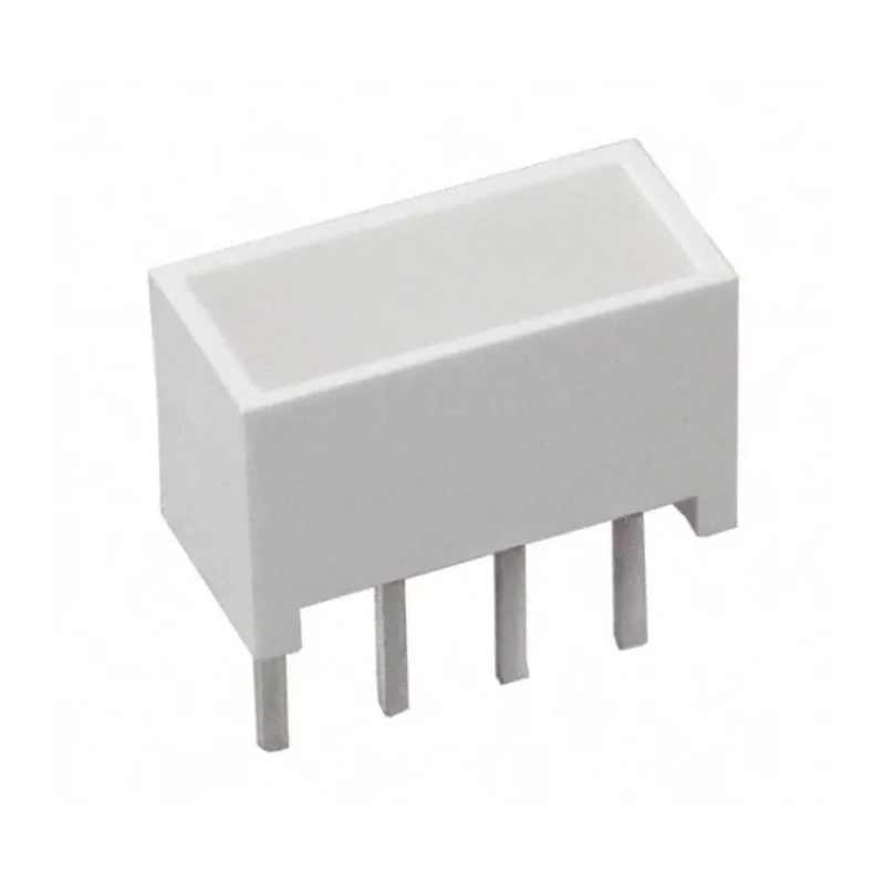 Broadcom Light Bar LED Display Green 50mcd, 5 mm Character Height, 2.1V, Through Hole HLMP-2550-FG000