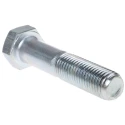 RS PRO Bright Zinc Plated Steel Hex Bolt M16 x 75 mm High Tensile DIN 931 279-919
