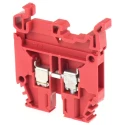 Entrelec SNA Series DIN Rail Terminal Block, 1-Level, Red, Screw Type, 4mm², 32A, 1000V AC 1SNA105032R1500