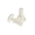 Essentra Nylon Snap Rivet 3 mm, 6.1 mm Length, White, Panel Fastener SR3055W