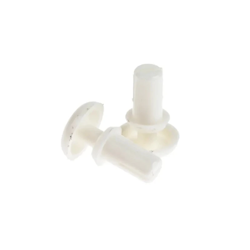 Essentra Nylon Snap Rivet 3 mm, 6.1 mm Length, White, Panel Fastener SR3055W