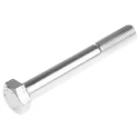 RS PRO Bright Zinc Plated Steel Hex Bolt M16 x 120 mm, DIN 931, Grade 304, Partially Threaded 279-953