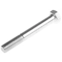 RS PRO Bright Zinc Plated Steel Hex Bolt M16 x 120 mm, DIN 931, Grade 304, Partially Threaded 279-953