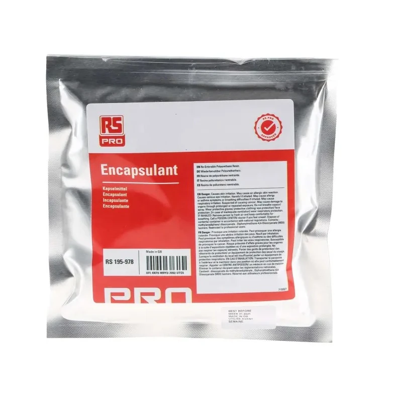 RS PRO Transparent Yellow Polyurethane Potting Compound 250 g Low Viscosity 24 h Cure 195-978