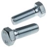 RS PRO Bright Zinc Plated Steel Hex Bolt M20 x 60 mm, Grade 304, DIN 931, 279-969