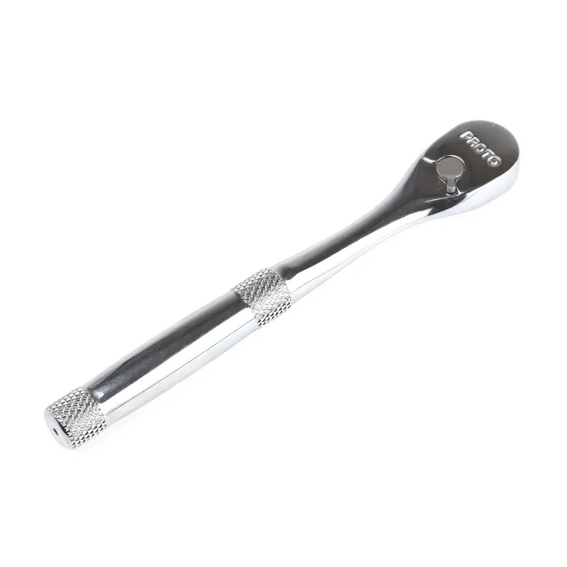 Stanley Proto Pear Head Ratchet Handle 6.35 mm Drive, Chrome Finish, 127 mm Length 4749XL